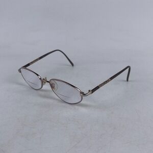 Seiko Womens Eyeglasses Frame Black‎ Silver Metal Oval Full Rim 52-18-135